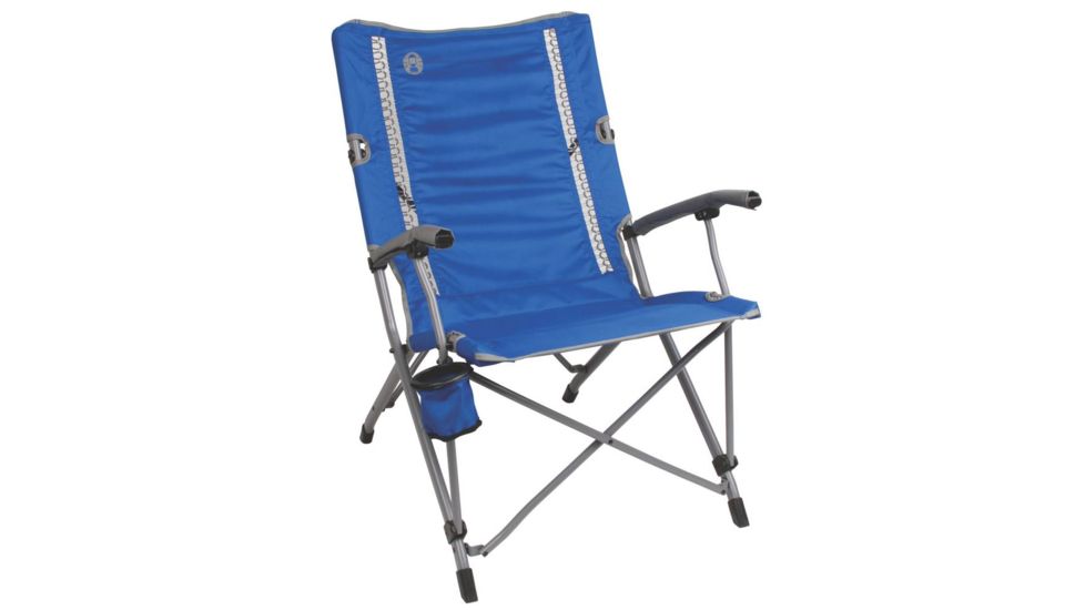 Coleman ComfortSmart Interlock Suspension Sling Chair,  Supports up to 300 lbs, Blue, 22 in Seat 2000023592