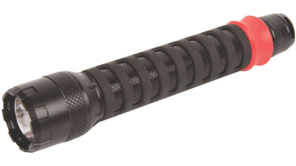 Coleman Conquer 250L LED Flashlight, IPX4 Water-Resistant Design, Black / Red 2000025269