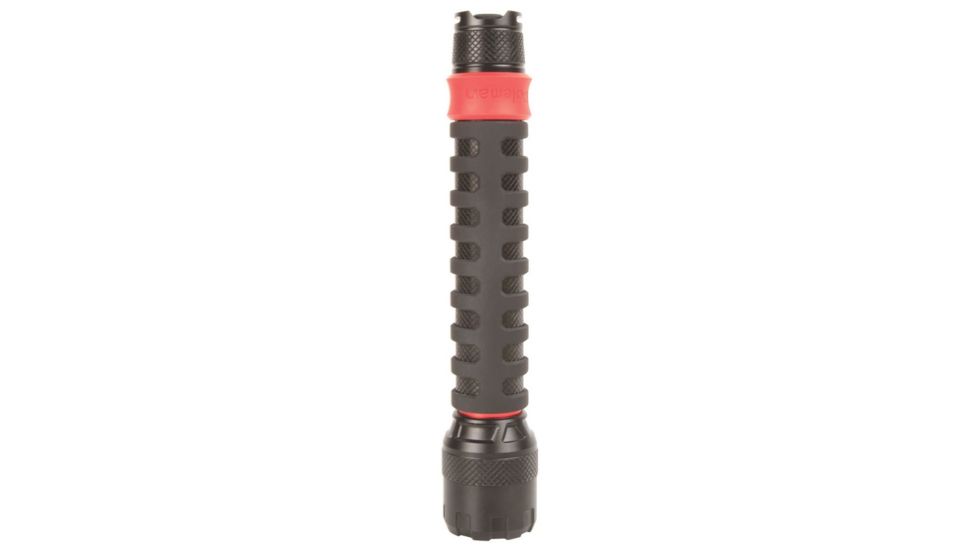 Coleman Conquer 250L LED Flashlight, IPX4 Water-Resistant Design, Black / Red 2000025269