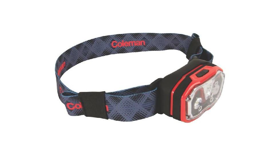 Coleman Conquer 250L LED Headlamp, 250 Lumens, Kinesix Gesture Control, Red / Black 2000022359