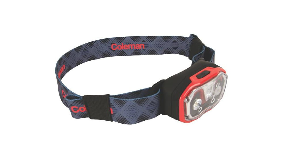 Coleman Conquer 250L LED Headlamp, 250 Lumens, Kinesix Gesture Control, Red / Black 2000022359