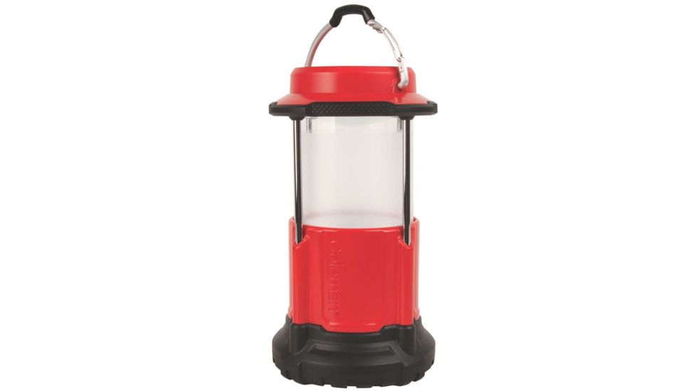 Coleman Conquer Pack-Away 650L LED Lantern, 650 Lumens, 4-D Batteries, Red 2000022331