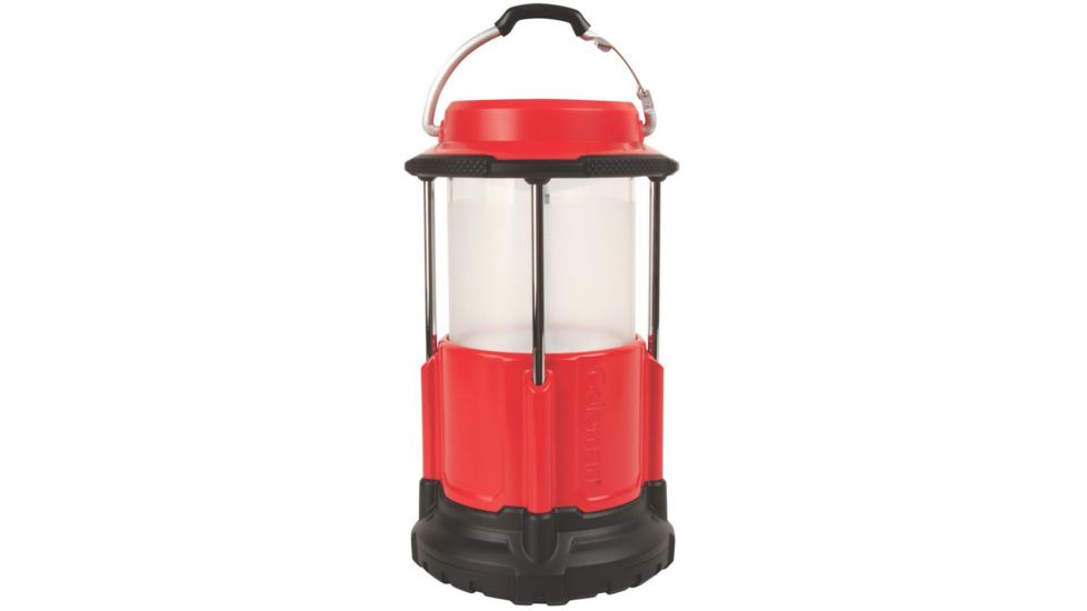 Coleman Conquer Pack-Away 650L LED Lantern, 650 Lumens, 4-D Batteries, Red 2000022331