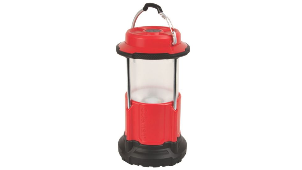 Coleman Conquer Pack-Away 650L LED Lantern, 650 Lumens, 4-D Batteries, Red 2000022331