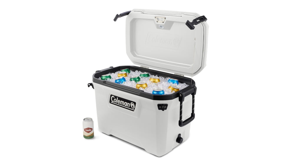 Coleman Convoy 55-Quart Hard Cooler, White/Black, CM1010810001-38