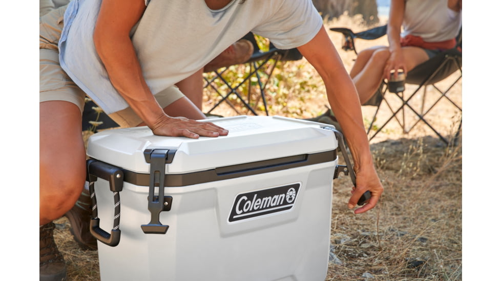 Coleman Convoy 55-Quart Hard Cooler, White/Black, CM1010810001-38