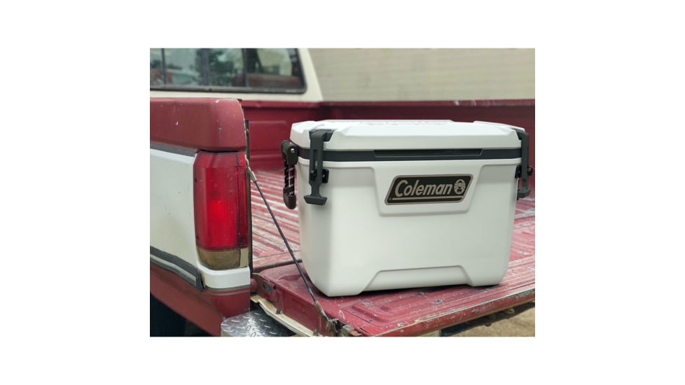 Coleman Convoy 55-Quart Hard Cooler, White/Black, CM1010810001-38