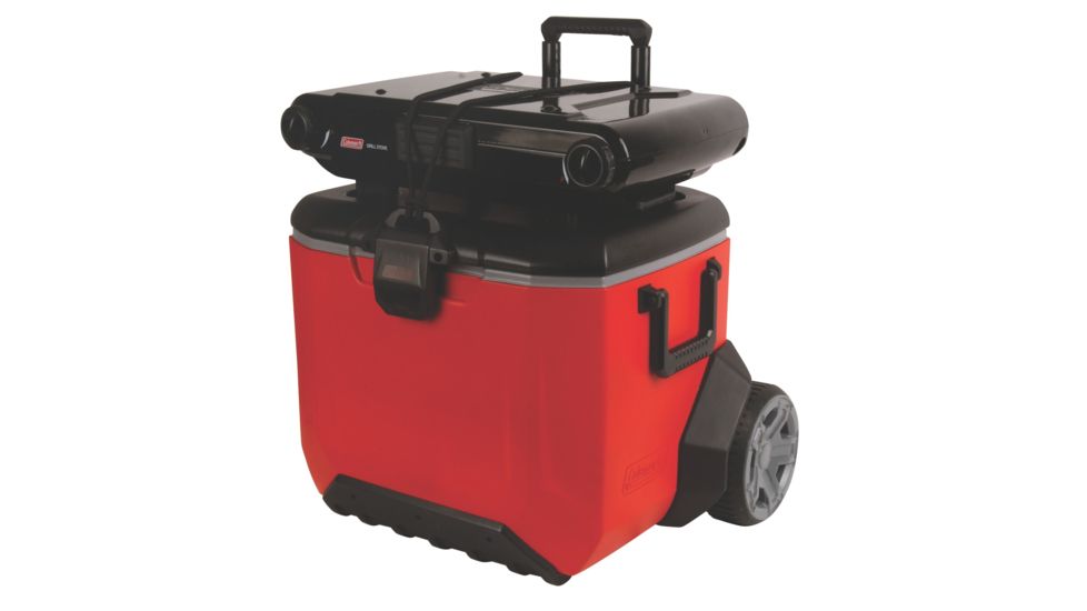 Coleman Cooler 55Qt Rugged 5865 Red,Gry,Blk C001, 3000004144