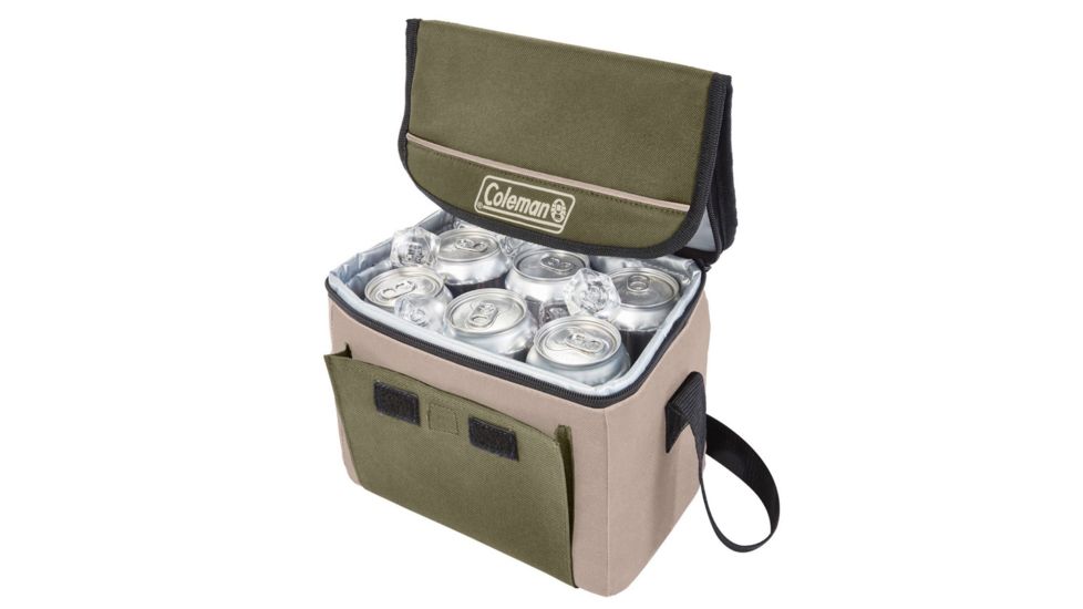 Coleman Cooler Soft 9 Can Collapse, Olive, 2000033926