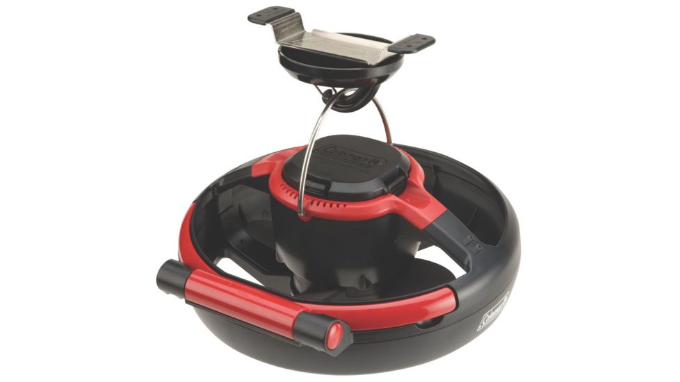 Coleman CPX 6 Portable Tent Fan W/ Four 5MM LED Lights, Black 2000016505