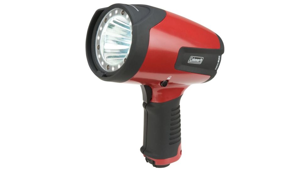 Coleman CPX4.5 CPS-15 Spotlight, 150 Lumens, 3AAA Batteries, Red / Black 2000012116