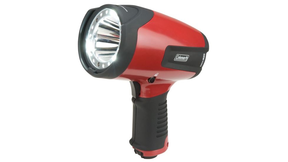 Coleman CPX4.5 CPS-15 Spotlight, 150 Lumens, 3AAA Batteries, Red / Black 2000012116