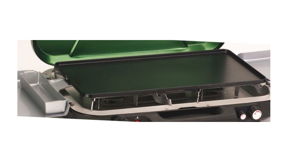 Coleman Even Temp Full Size Aluminum Griddle for Camping Stove, Black, Fits Coleman Even-Temp Stoves 2000020968