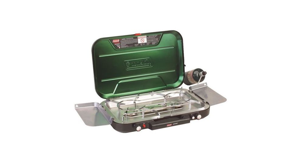 Coleman Eventemp 3-Burner Propane Camping Stove, Green 2000020934