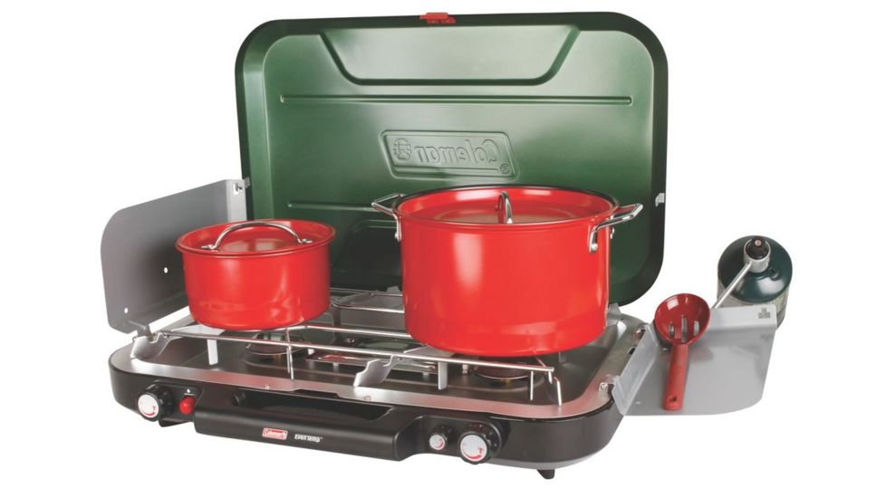 Coleman Eventemp 3-Burner Propane Camping Stove, Green 2000020934