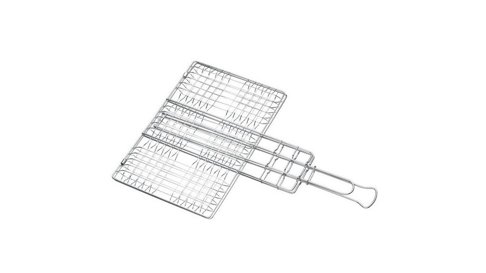 Coleman Extendable Wire Broiler Basket, Locking Handle, Chrome, 18.8 x 14 x 1 in 2000016421