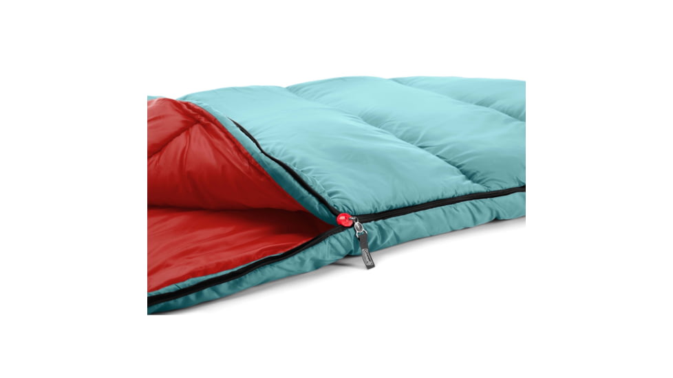 Coleman Flatlands Sleeping Bag, 50F, Blue Hydra, CM1010410016-18