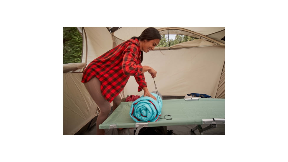 Coleman Flatlands Sleeping Bag, 50F, Blue Hydra, CM1010410016-18