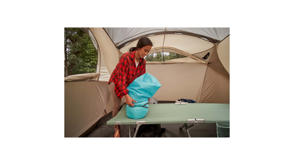 Coleman Flatlands Sleeping Bag, 50F, Blue Hydra, CM1010410016-18