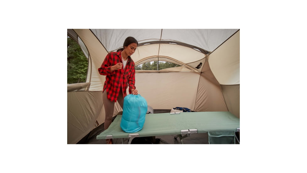 Coleman Flatlands Sleeping Bag, 50F, Blue Hydra, CM1010410016-18