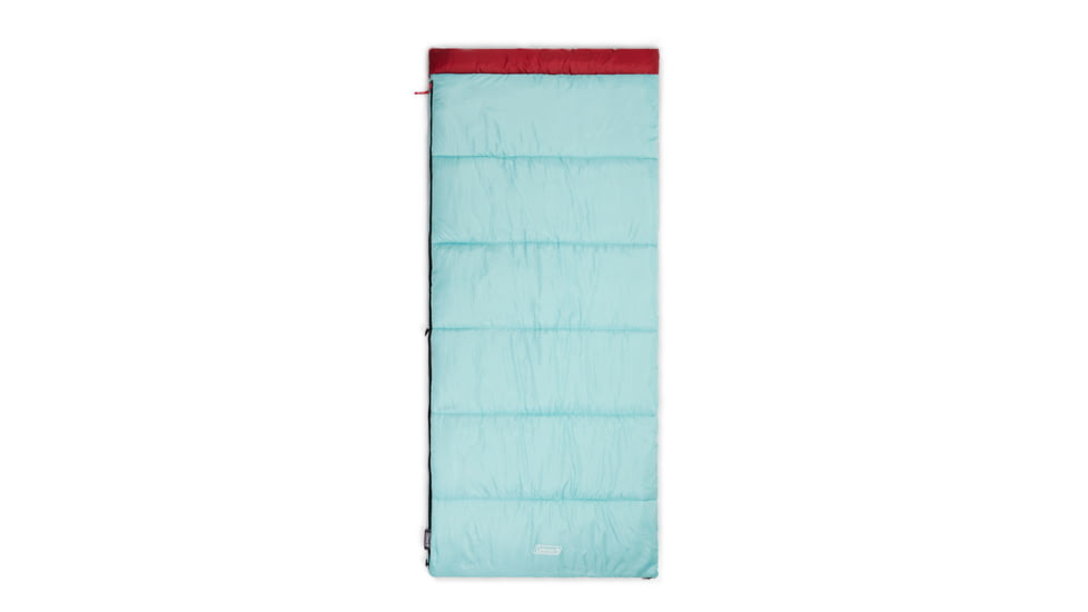 Coleman Flatlands Sleeping Bag, 50F, Blue Hydra, CM1010410016-18