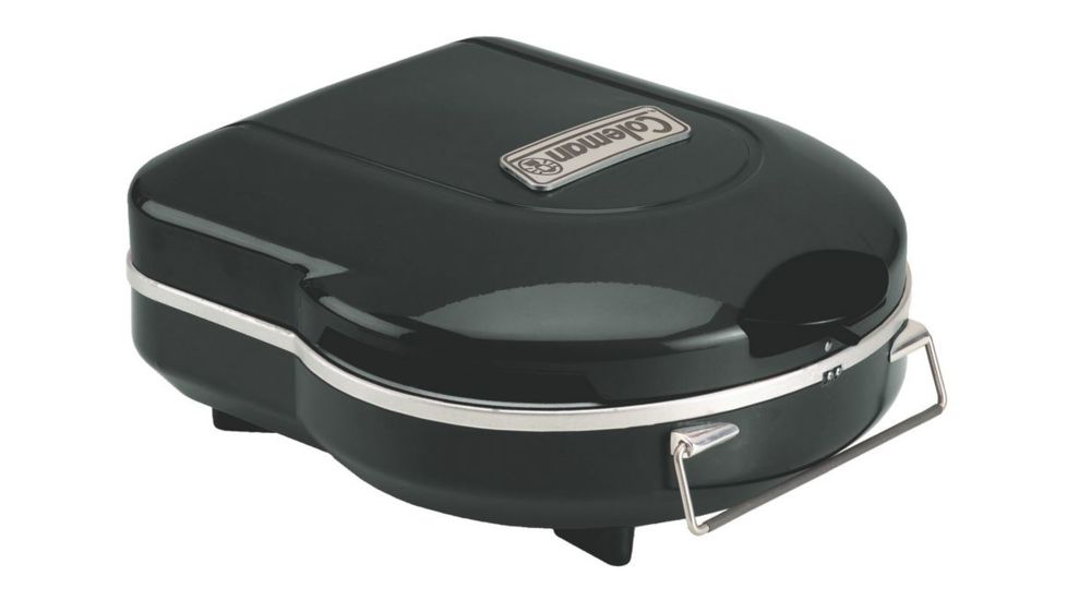 Coleman Fold N Go Propane Grill, Built In Handle, 6,000 BTU, Black, 105 Sq In Cooking Area 2000020926