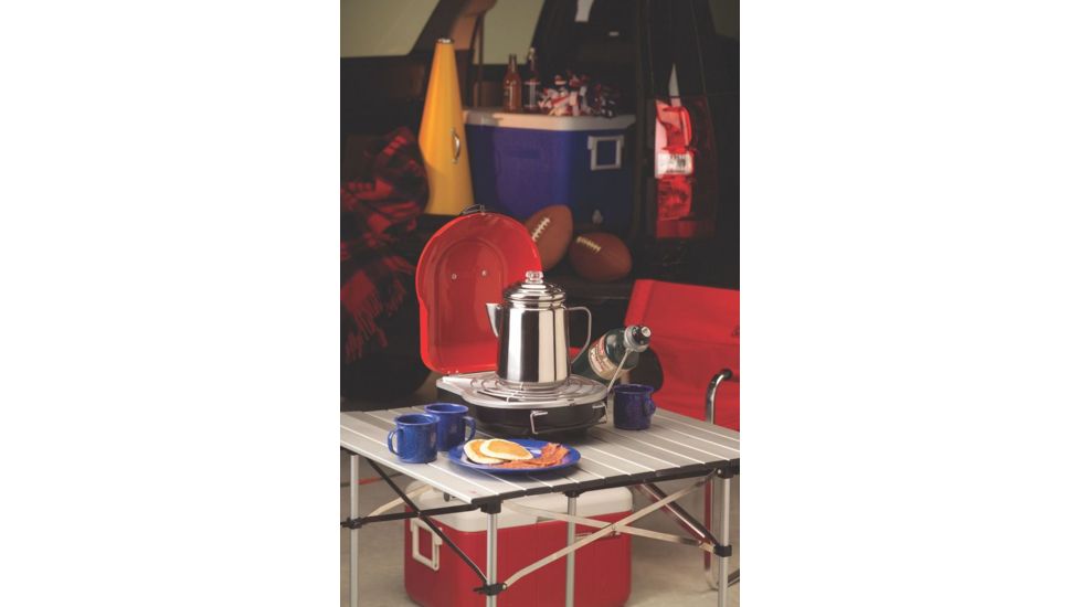 Coleman Fold N Go Stove Ring Grill Accessory, Chrome Plated Steel, Silver, Fits Coleman Fold N Go Grill Model Numbers 2000003 2000004428