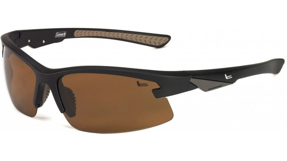 Coleman Fullforce Sunglasses - Black Frame and Brown Lens 842749030982