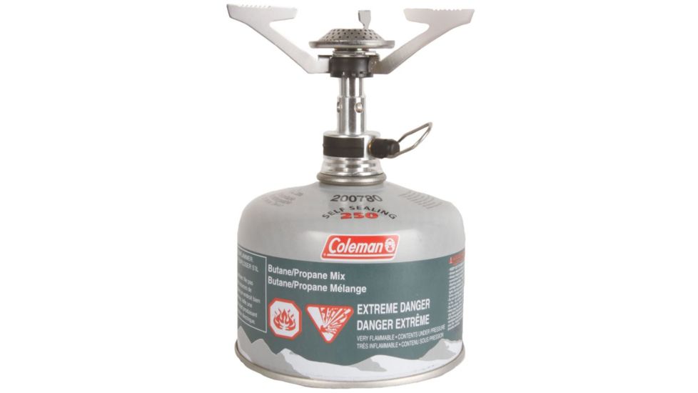 Coleman Fyrelite Backpacking Butane/Propane 1 Burner Stove , 12,000 BTU, Fits 8 in Pan 2000025009