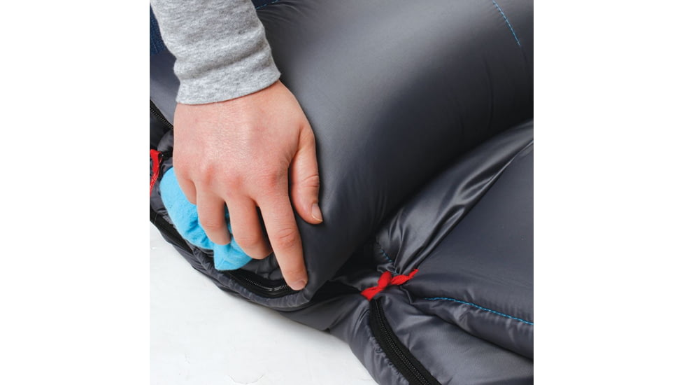 Coleman Heaton Peak 30 Sleeping Bag,  Detachable Pillow Sleeve, Blue, 75 x 33 in 2000018512
