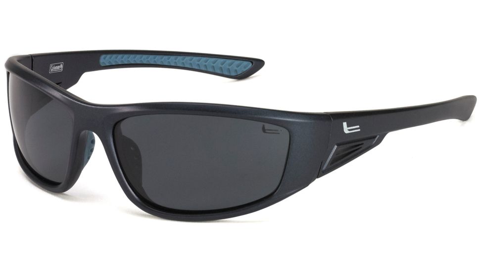Coleman Highlander Sunglasses - Blue Frame and Smoke Lens 842749030616