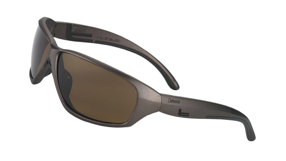 Coleman Hydraulic TR90 6520 Polarized Sunglasses - Metallic Brown Frame, Brown Lenses CC2 6520-C3