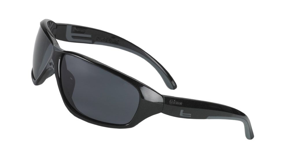 Coleman Hydraulic TR90 6520 Polarized Sunglasses - Metallic Silver Frame, Smoke Lenses CC2 6520-C1