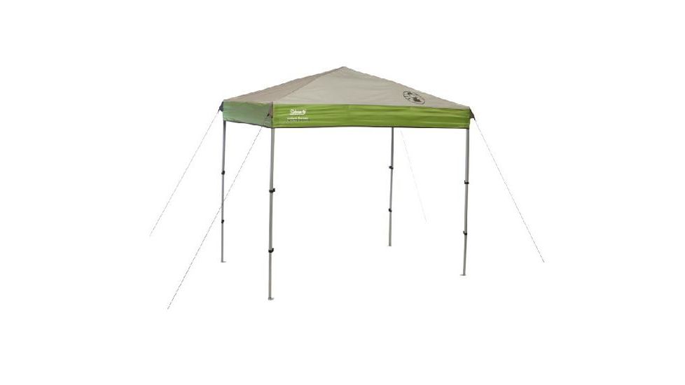 Coleman Instant Sun Canopy Shelter, White / Green, 7 ft x 5 ft 2000012221