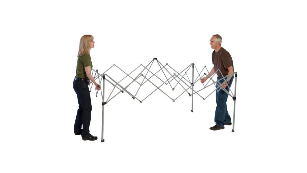 Coleman Instant Sun Shelter Canopy , Center Height 7 ft 4 in, White / Green, 9 ft x 7 ft 2000012222