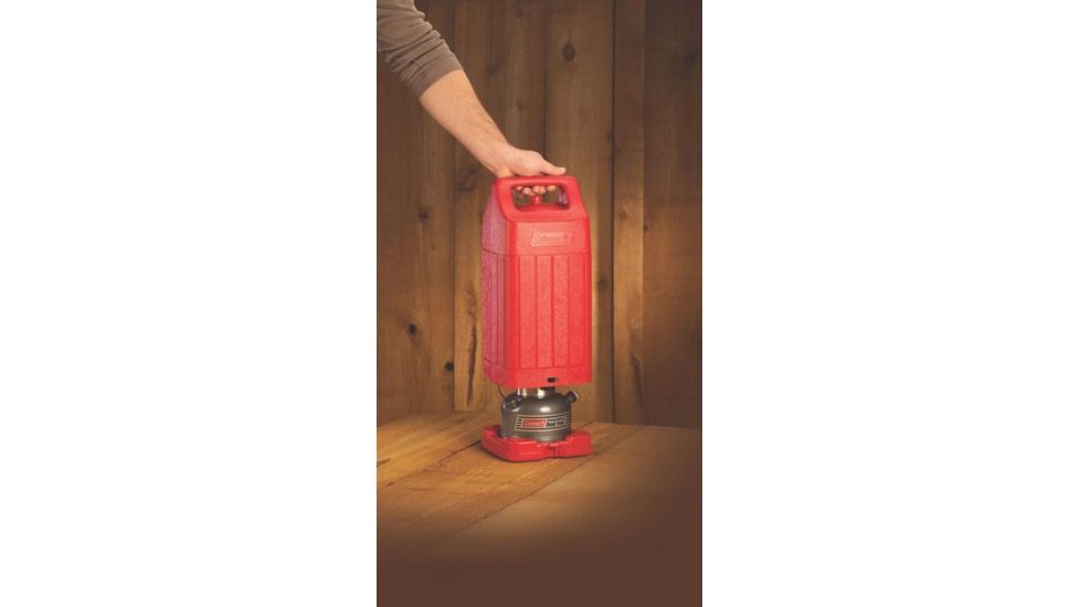 Coleman Lantern Hard Carrying Case, Top, Bottom, 12 x 5.3 x 5.3 in, Red, Fits Coleman Lanterns 222, 222A, 222B, 226, 229, 3 229-763C