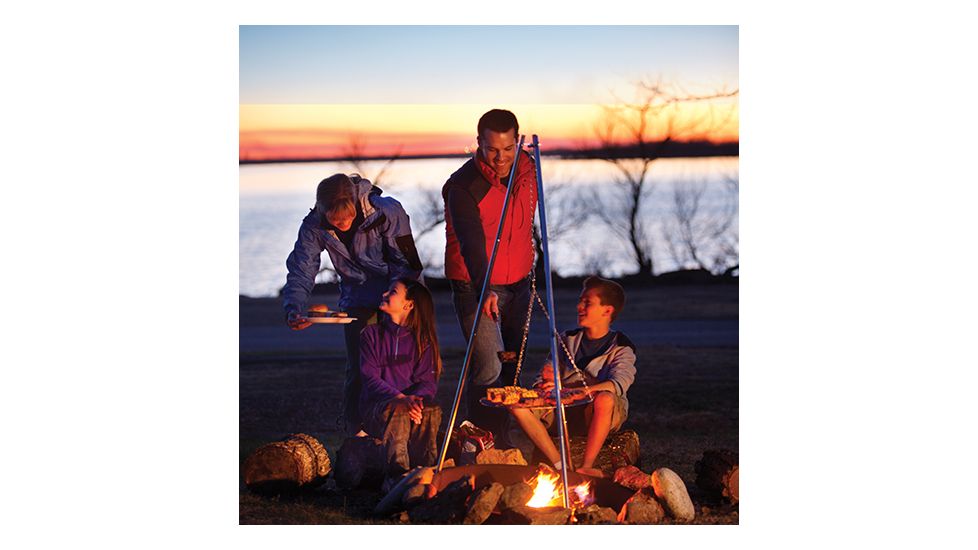 Coleman Lantern Tripod w/ Grill, Silver, CM1010510008-4