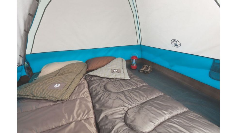 Coleman Longs Peak Fast Pitch 4-Person Dome Tent W/ Rainfly, Blue, 9 x 7 ft 2000018141