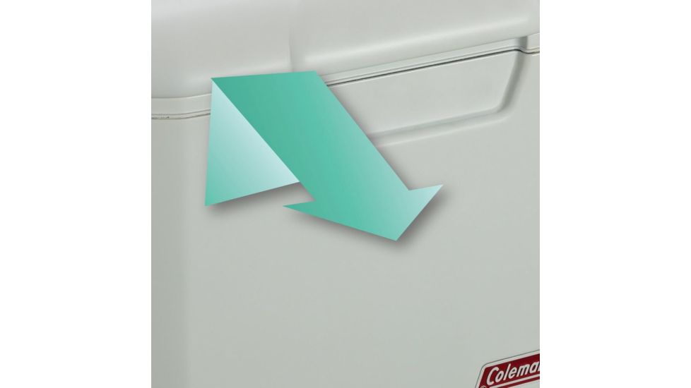 Coleman Marine 28 Quart Cooler, Antimicrobial Liner, Holds 39 Cans, White, Exterior Dimensions - 19.7 x 12.01 x 13.69 in 6278-763