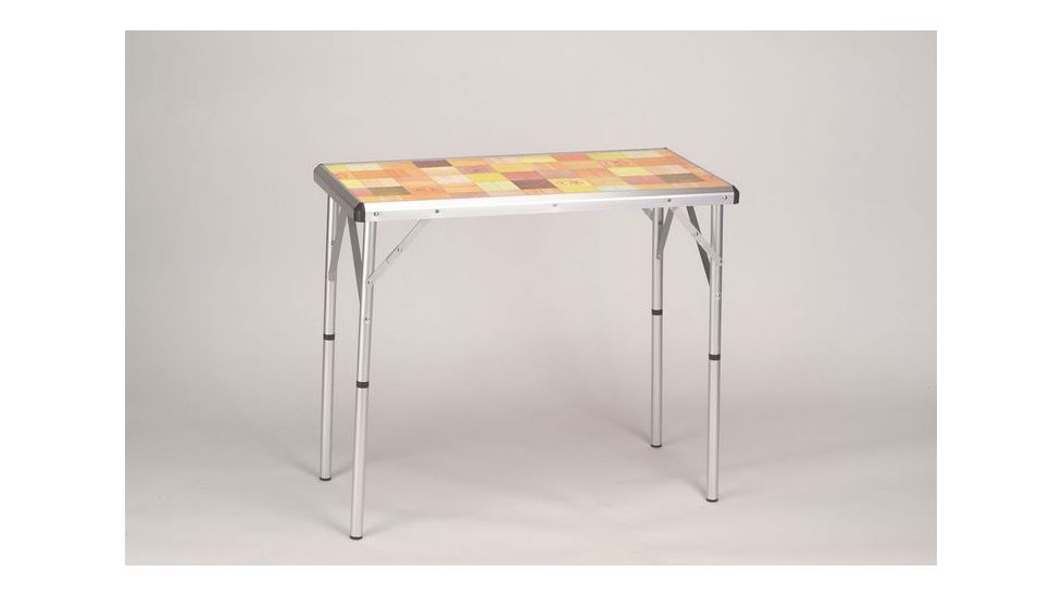 Coleman Pack-Away Outdoor 4-In-1 Table, Mosaic Laminate Top, 3 Adjustable Heights 2000020277