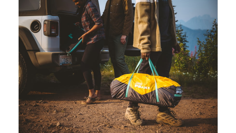 Coleman PEAK1 Backpacking Tent - 4 Person, Dark Stone, CM1010110021-17