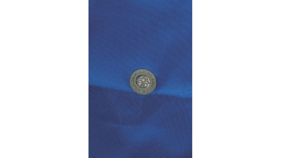 Coleman Quad Oversized Chair, Cell Phone Sleeve, Side Media Sleeve, Weight Capacity 600 lb, Blue 2000026491