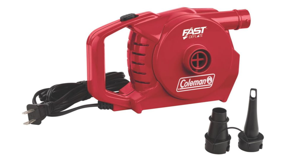 Coleman QuickPump 120V AC Pump, Red 2000017847