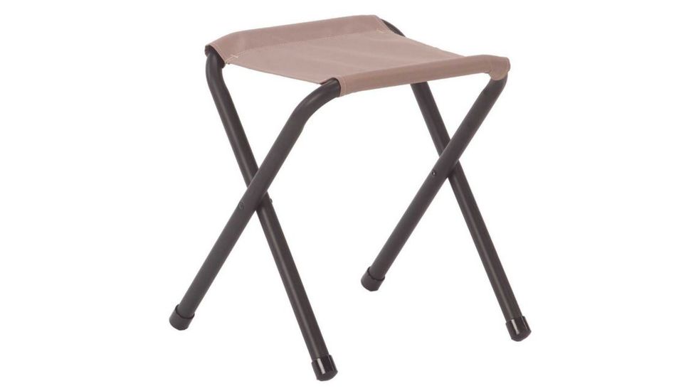 Coleman Rambler II Folding Stool, Supports up to 225 lbs, 17 in Sitting Height, Tan, Seat 15.5 in 2000020261