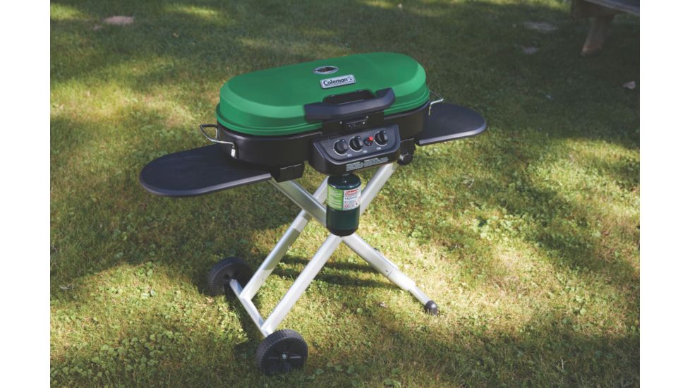 Coleman RoadTrip 285 Portable Stand-Up Propane Grill, Green, CM1010910002-6