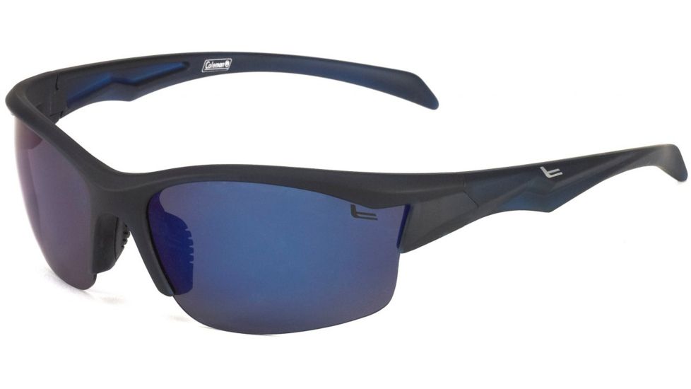 Coleman Rock Climber Sunglasses - Blue Frame and Blue Mirrored Lens 842749030913