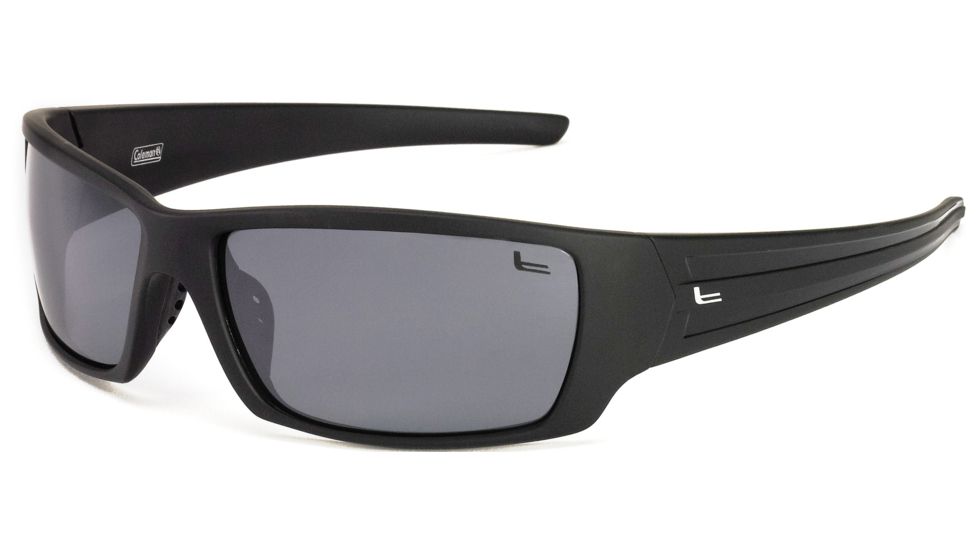 Coleman Saber Sunglasses - Black Frame and Smoke Lens 842749031118