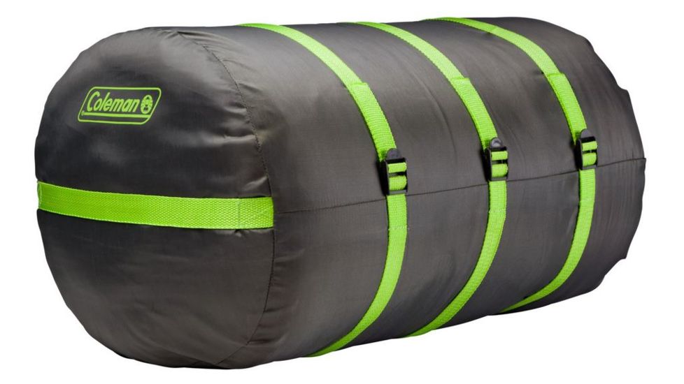 Coleman Sleeping Bag Compression Sack, Black / Green 2000016469