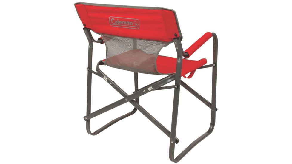 Coleman Outpost Steel Deck Chair, Red, CM1010210002-5