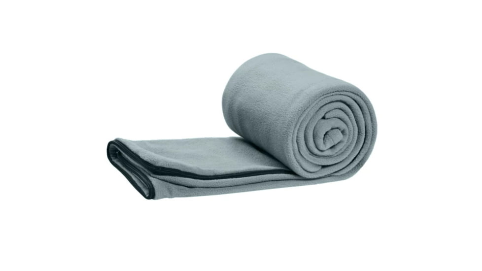 Coleman Stratus Fleece Sleeping Bag, 50F, Gray, CM1010410016-7